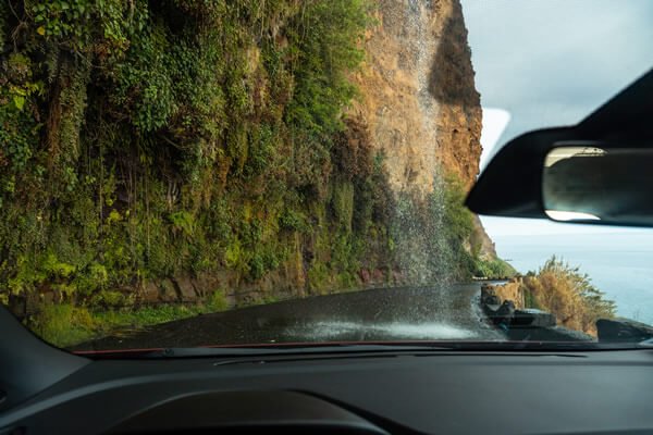 waterfall-car